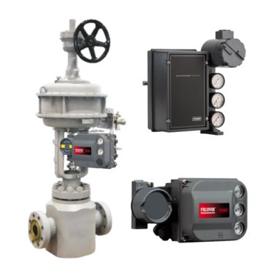 Posisi Katup Elektro Pneumatik Fisher 3620j / 3582i dan Pengontrol Fisher DVC6200 dengan Tegangan Operasi 220 V dan Modul Coupler EtherCAT PLC dalam Kemasan 100% Asli