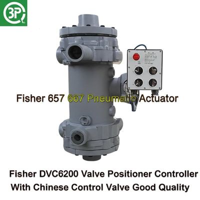 Fisher 657/667 Pneumatic Control Valve with Spring-return Linear Actuation and 1 Year Warranty