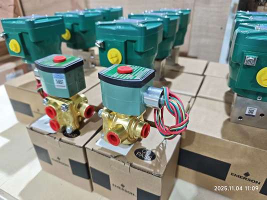 Suku Cadang Katup Asco 327 8327 Katup Solenoid 3/2-Arah Untuk Katup Kontrol Pneumatik