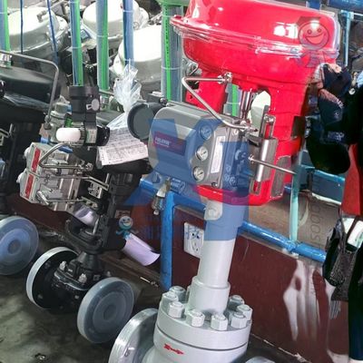 Posisi Katup Pneumatik Otomatis Katup Kontrol Bersertifikasi EAC dan Posisi Katup Cerdas Emerson Fisher DVC6200