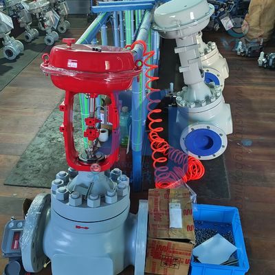 Posisi Katup Pneumatik Otomatis Katup Kontrol Bersertifikasi EAC dan Posisi Katup Cerdas Emerson Fisher DVC6200