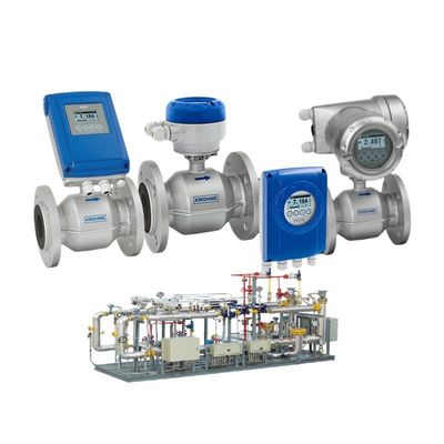 Liquid Flow Monitoring Meter KROHNE OPTIFLUX 2050 2100 2300 Flange Electromagnetic Flow Meter Food & Beverage Flow Meter