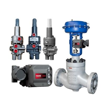 Klep Trip Suhu Tinggi Gas Alam Klep Pneumatik Udara Emerson Fisher 377 Klep Trip Sensor Tekanan