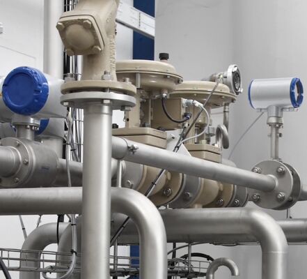 Akurasi Smart Vortex Flowmeter Pengukuran Gas Uap Cairan KROHNE OPTISWIRL 4200 Vortex Flow Meter