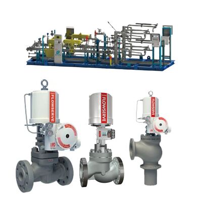 Katup Kontrol Flowserve Mark One Dengan Logix 3800 3200 520 420 Digital Positioner