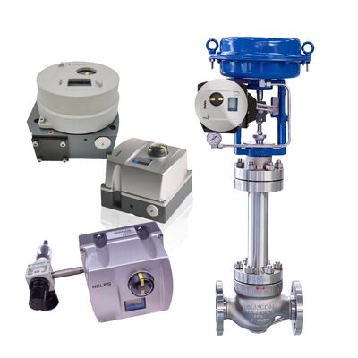 Posisi Katup Neles ND9000 ND9106 HART 4-20mA Valmet MESTO Stainless Steel ND9106HX8T ND9206HX8T Pengendali Katup Cerdas