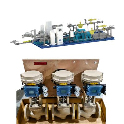 Samson 3241 Badan Katup Kontrol Globe Pneumatik Aktuator 3277 Penentu Posisi Katup 3725