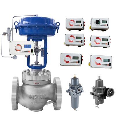 Katup Kontrol Pneumatik dan Pemosis Digital Industri Flowserve Logix 520MD Katup Kontrol Industri Pengontrol dan Regulator Fish-er 67