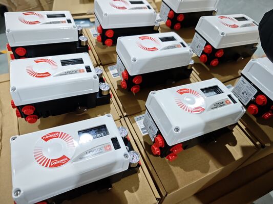 520MD Pneumatic Valve Positioner Flowserve Positioner dengan katup kontrol merek Chinse dan aktuator