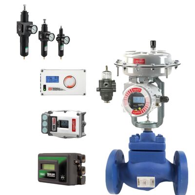 Katup Kontrol Pneumatik Spiraxsarco dan Posisi Digital Flowserve Logix 520MD 420MD 3800MD serta Regulator ASCO 67