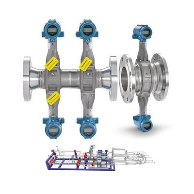Pengukur Aliran Akurasi Tinggi Flensa Rosemount Seri 8800 Pengukuran Uap Gas Cair Meter Aliran Vortex Digital