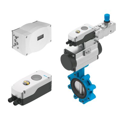 Festo On Off Ball Valve dengan CMSH Digital Valve Positioner