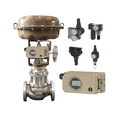 Samson 4708 Pengatur Filter Udara 3730-3 3730-5 3731-3 Pengendali Posisi Katup Elektropneumatik Digital Katup Kontrol