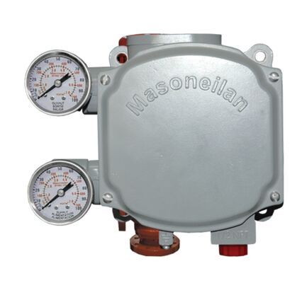 Katup kontrol Masoneilan seri SVI1000 positioner katup SVI1000G/IM/SW + relay Fairchild M25 dan katup pulsa solenoid ASCO NFG353D132 24VDC