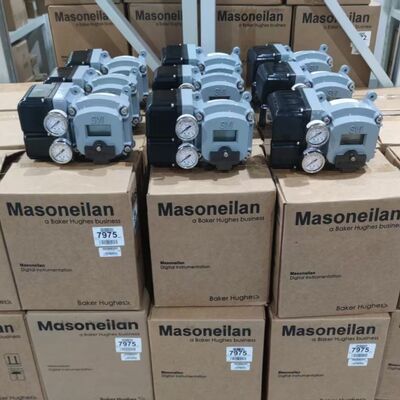 Katup Kontrol Pneumatik Masoneilan Positioner SVI2 4700E Pengendali dan Penguat Pneumatik BR200 BR400