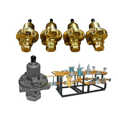 Pengatur Tekanan Stok Fisher 1301F 1301G Tipe Self-operated Tekanan Tinggi Industrial Reducing Valves Pemasok