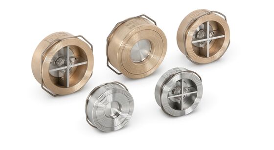 Katup Periksa Piston Cakram VYC Pipa Industri 1/4 Kuningan 304 316 Katup Non-Return untuk Air Uap Gas