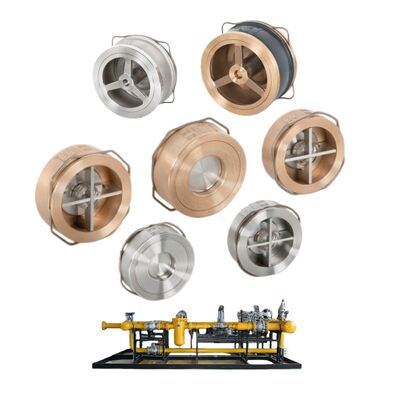 Katup Periksa Piston Cakram VYC Pipa Industri 1/4 Kuningan 304 316 Katup Non-Return untuk Air Uap Gas