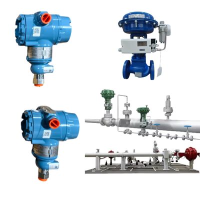 Koneksi Bergelang Rosemount 3408 Level Transmitter Radar Non-Kontak Digunakan dalam Tangki Penyimpanan dan Katup Kontrol Spiraxsarco untuk Pipa