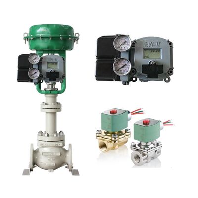 ASCO Solenoid Spool Valves dan Masoneilan SVI II AP Svi2 Intelligent Digital Valve Positioner Controller