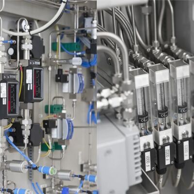 Krohne DK46 DK47 DK48 DK800 Variable Area Flowmeter Metal Tube Rotameter Pengukuran Aliran Industri