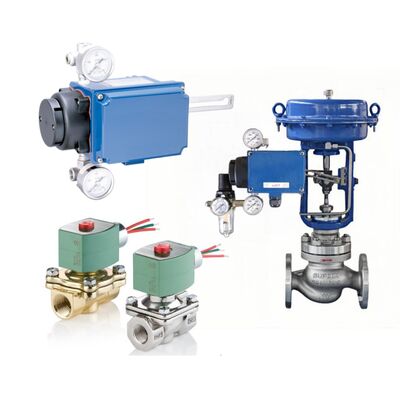 ASCO Solenoid Spool Valves dan Azbil 100 Series Model AVP100 102 Smart Valve Positioner Valve Controller