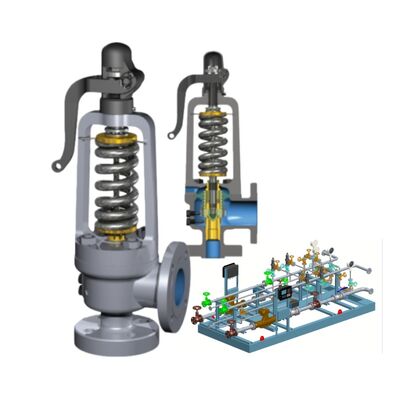 Katup Pelepas Keselamatan Bersertifikat ASME dengan Kemampuan Aliran Tinggi dan Bellows Seimbang untuk Perlindungan Tekanan Boiler Industri