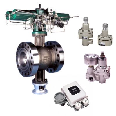 KOSO 210C 230C Concentric Segmental Ball Valves Power Plant Petrochemical Processing