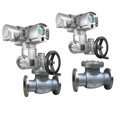Badan Katup Globe Globe Cina AUMA SA Aktuator Katup Kontrol Elektrik Multi-putaran dengan Unit Kontrol Aktuator AC