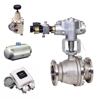 KOSO 300W 310W Metal Seated Ball Valves Pembangkit Listrik Minyak Gas Petrochemical High Temp
