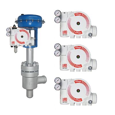 Flowserve Logix 3400MD 3410MD-28-D6-M-04-50-0G-00 Positioner Pengontrol Katup Digital Cerdas