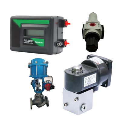 Emerson Fisher FIELDVUE DVC2000 Digital Valve Positioner HART 4-20mA Single/Double Acting, dengan NORGREN 6215/6215L Straight Through 3/2 5/2 Explosion-Proof Solenoid Valve