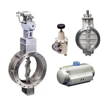 KOSO 600S 610S Butterfly Valves Fabricated Body Type RING SEAL Type with 6300RA Pneumatic Cylinder Actuators