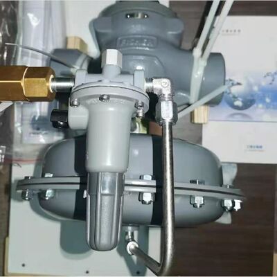 Katup Pengatur Tekanan Gas Alam Beroperasi dengan Pilot Fisher 1098-EGR dengan Akurasi Tinggi untuk Penggunaan Industri