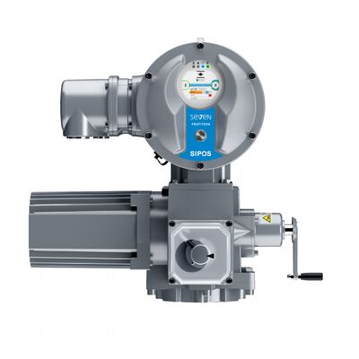 SIPOS Aktorik 7 Series High Torque Multi-turn Electric Actuator dengan Chinese Brand Control Valve untuk Turbin Uap