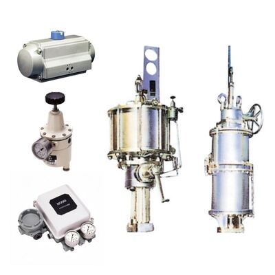 KOSO 6100 6200 6300 Aktuator Silinder Pneumatik Linear Aksi Tunggal Ganda untuk Industri Petrokimia