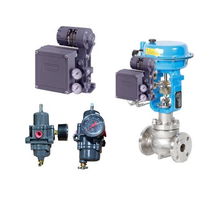 Emerson Fisher 3582i Valve Positioner Elektro-pneumatik dengan Fisher 67CFR Pressure Regulator