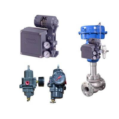 Emerson Fisher 3582i Valve Positioner Elektro-pneumatik dengan Fisher 67CFR Pressure Regulator