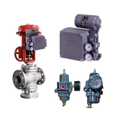 Emerson Fisher 3582i Valve Positioner Elektro-pneumatik dengan Fisher 67CFR Pressure Regulator