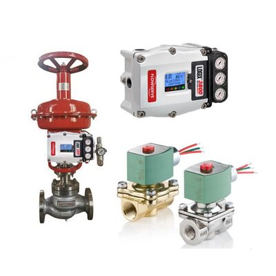 Kualitas tinggi Flowserve Logix 3800 Digital Valve Positioner Smart Control dengan ASCO Solenoid Valves