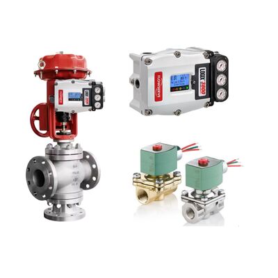 Kualitas tinggi Flowserve Logix 3800 Digital Valve Positioner Smart Control dengan ASCO Solenoid Valves