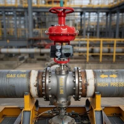 Baker Hughes Masoneilan Digital Valve Positioner Svi2ap Positioner SVI2 AP-21113111 SVI2 AP-21123121 dengan katup kontrol Cina