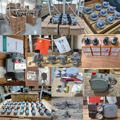 Katup Kontrol dengan Baker Hughes Masoneilan Digital Valve Positioner SVI2-21123121 Pneumatic Booster YT-200 Filter Regulator