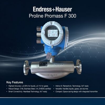 Endress Hauser E+H Proline Promass F 300 Pengukuran Aliran Industri Coriolis Harga