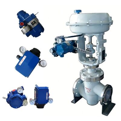 NEWAY CFS Series Linered Control Valve AZBIL AVP300 Positioner Industri Tenaga Kimia Petrokimia Termal