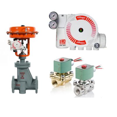 Flowserve Logix 3200MD Digital Valve Positioner HART Smart Control dengan Katup Solenoid ASCO