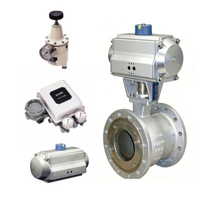 NEWAY CBV Seri V Tipe Control Ball Valve Rotary KOSO 6300R Tenaga Termal Industri Petrokimia
