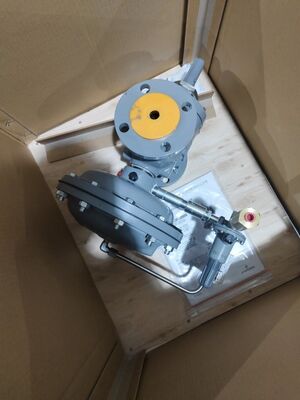 Fisher Regulator 1190 Gas Tekanan Rendah Blanketing Valve Pilot Dioperasikan Pressure Reducing Valve Untuk Skid Mounting