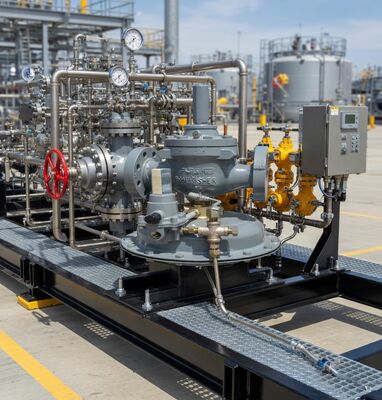 Harga Perangkat Tiongkok dengan Regulator Tekanan EMERSON Fisher 1098-EGR dan 1098H-EGR dengan pilot untuk Kontrol Aliran Gas