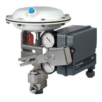 Fisher 3660/3661 Valve Positioner with 67CFR Filter Regulator for Pneumatic Control Valves — Electro-Pneumatic Positioner, 4-20mA, Stainless SteelTemperature Range minus 40°C to 85°C